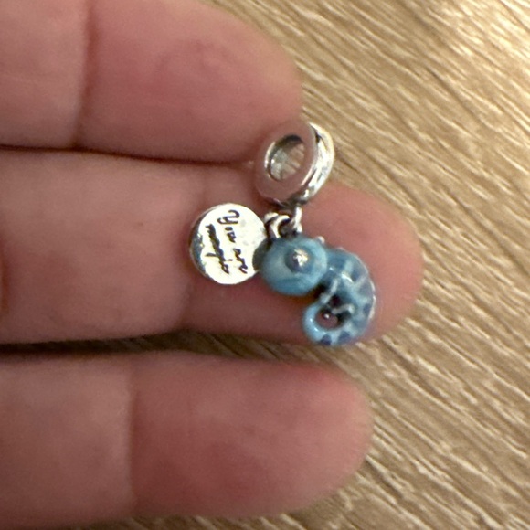 Pandora Blue Chameleon Charm - Picture 2 of 7